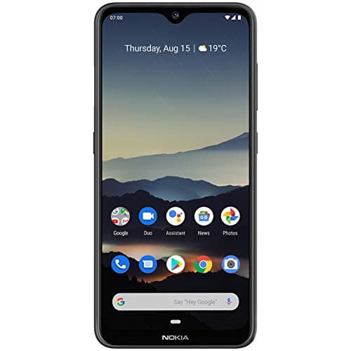 Nokia 7.2 - Smartphone débloqué 4G - (6,3 pouces - 128Go ROM - 6Go RAM - "Double SIM" - Android One PIE 9.0) Gris Foncé
