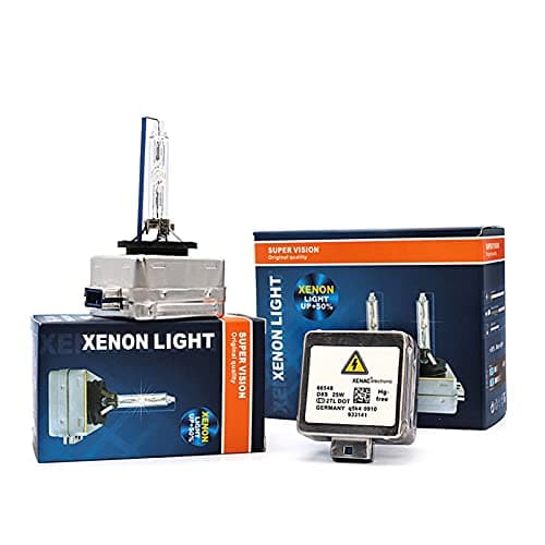 Ampoule à LED 2 pcs OEM D8S 25W 4300K ​​6000K 8000K HID Ampoule xénon pour la Lampe à Phare de la Voiture (Color : 6000k, Size : D8S)