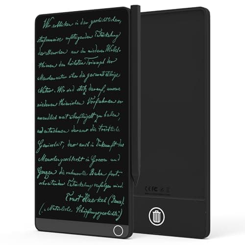 LONGTOO Tablette d'écriture LCD, bloc-notes numérique plein écran pour adultes et enfants, bloc-notes réutilisable avec interrupteur de couloir, dessin, prise de notes et laisser un message, 16,5 cm,