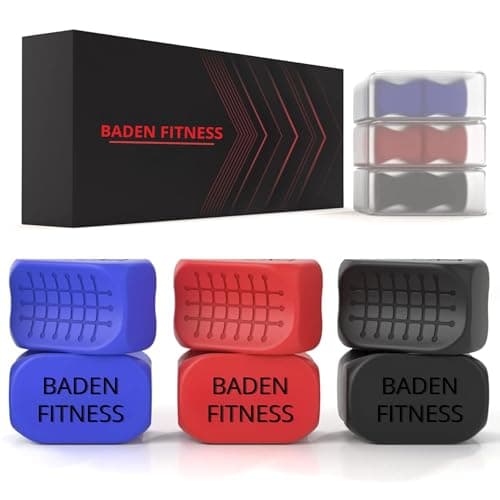 Jaw Trainer 6pcs Appareil musculation machoire avec 3 niveaux de résistance |Gums Mewing pour muscler machoire | Supprime le double menton réducteur | Machoire musculation pour Jawline