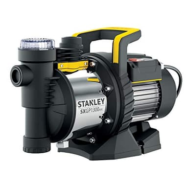 Stanley Pompe Autoamorçante SXGP1300XFE pour Eaux Claires (1300 W,Débit max. 4.200 l/h,Hauteur d'élévation max. 50 m)