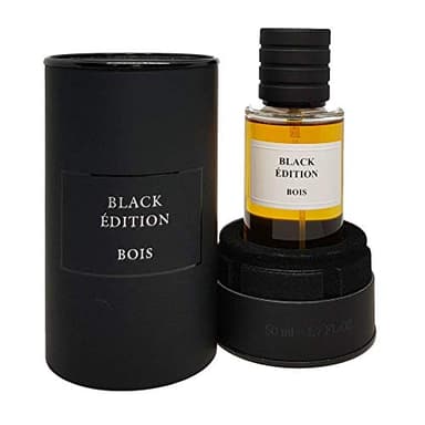 Parfum Collection Privée, Bois De BLACK EDITION, Boisé senteur d'Argent Homme/Femme, 50ml Parfum de Marque, Idée Cadeau Pas Chère,intense