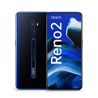 Oppo Reno 2 Smartphone Portable débloqué (8/256 Go - Luminous Noir - Double Sim) ColorOS 6.1 (Reconditionné)