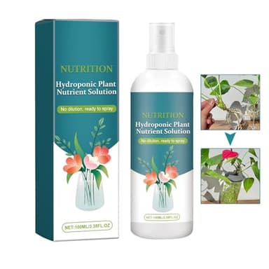 Solution Nutritive Pour - Engrais Nutritifs Hydroponiques | Engrais Pour Hydroponiques | Engrais Liquide Pour De Jardin | Liquide Nutritif Pour Pour Favoriser La Croiss