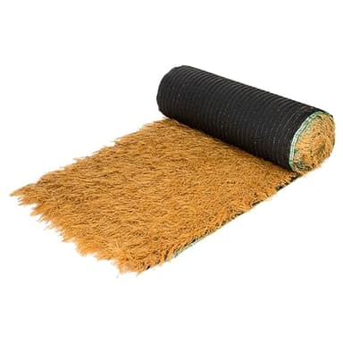 HAZEK Rouleau De Chaume Artificiel, Toit De Chaume Synthétique, Chaume De Toit De Bar Tiki, Plage Hawaïenne, Décoration De Fête Et De Bar(Size:1.6x65.6ft(0.5x20m))