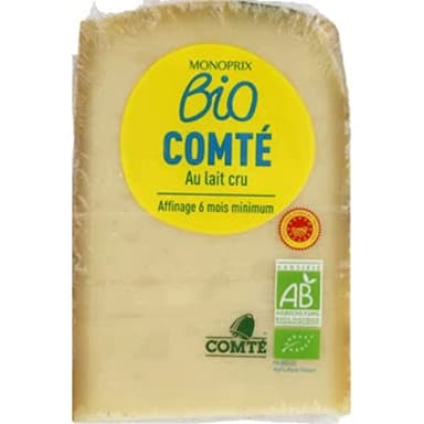 Monoprix Bio Comté au lait cru - Le sachet de 200g