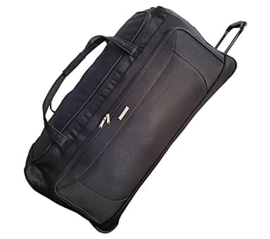 Sac de Voyage à Roulette - Grande Taille - 90 cm de Long - 182 L – Sac de Voyage à Roulette - Lilosac (Noir, 90 cm)