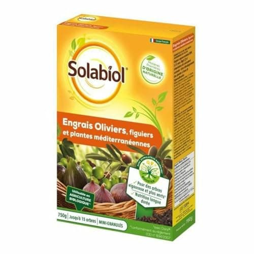 SOLABIOL Engrais Oliviers Et Figuiers - 750 G - Utilisable en Agriculture Biologique SOLIVY750