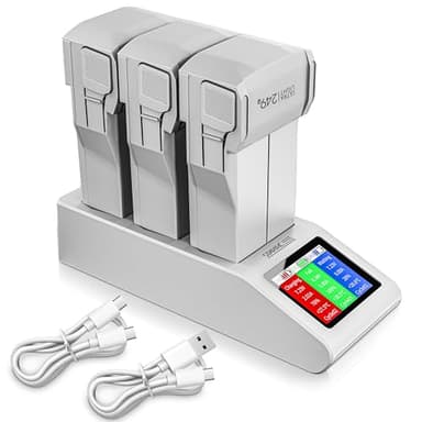 STARTRC Chargeur De Batterie LCD Mini 4 Pro pour DJI Mini 4 Pro/Mini 3 Pro Accessoires,concentrateur De Charge pour DJI Mini 4 Pro/Mini 3,Chargez Trois Accessoires De Batterie De Vol Intelligents