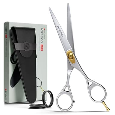 Suvorna Ciseaux cheveux 6" pour professionnel de la coupe de cheveux, ciseaux de cheveux pour femmes et hommes, ciseaux barbier professionnels, ciseaux cheveux professionnels et ciseaux de barbier