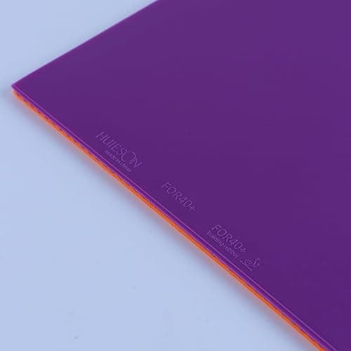 BBTISG Feuille de Caoutchouc de Tennis de Table, épaisseur: 2.1mm Professionnel ITTF Approuvé Sticky Ping Pong Raquette en Caoutchouc Arc Attaque pour la Compétition D'entraînement (Violet)
