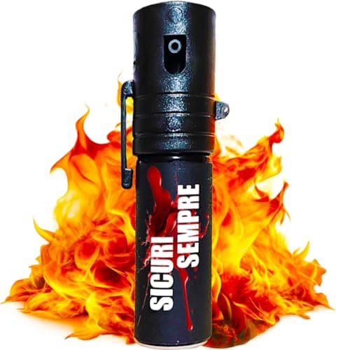 Sicuri SEMPRE - Spray Anti-agression prêt à l'emploi, Format Pratique et Facile à Transporter, idéal également pour Votre Sac à Main