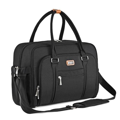 WELAVILA Sac à Langer pour Bébé – Sac Maman et Bébé – Sac Maternité Fille ou Garçon Transformable – Grand Capacité avec Poches Isothermes et Matelas à Langer, avec Bandoulière – Noir