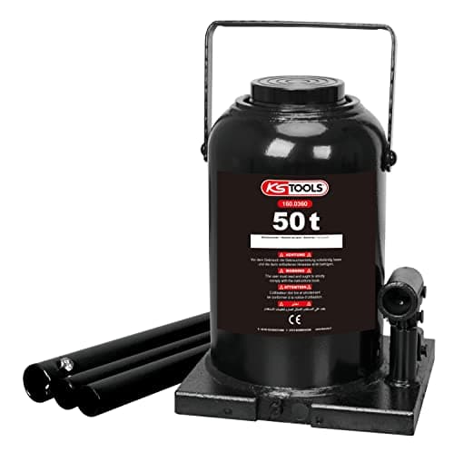 KS TOOLS 160.0360 - Cric Bouteille Hydraulique - Capacité 50 Tonnes