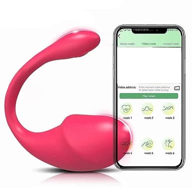 Oé𝐮f V𝒾br𝐀nt Connecté Telephone App,Stimul-ateur clito-ridien Lang-UE VI-Brant Femme SUCC-ION Petit vibromas-seurs femi-nin clitori-Dien suc-EUR et Poi-nt g vibra-nte Femme
