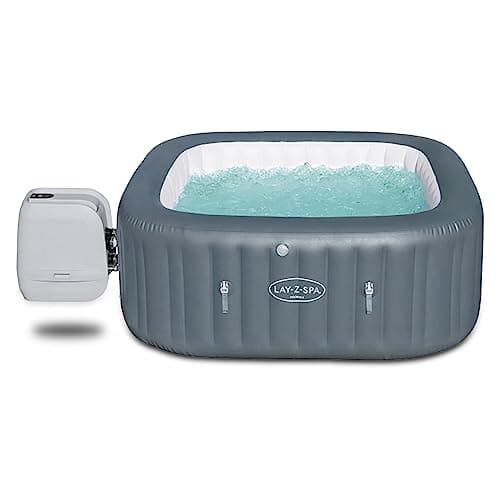 Bestway LAY-Z-SPA® Hawaii Hydrojet Pro™ 180 x 180 x 71 cm, 4-6 personnes, Gris Foncé