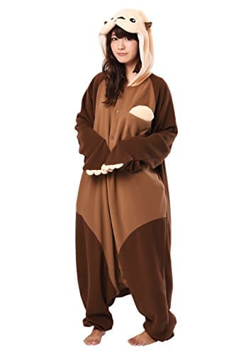 Loutre Onesie Costumes de Déguisements Kigurumi | SAZAC Kigurumi | Halloween & Carnaval | pour Enfants et Adultes | Taille Unique (155 – 180+ cm)