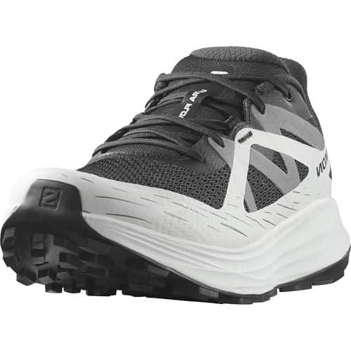 Salomon Ultra Flow Chaussures de trail pour Homme, Confort instantané, Amorti adapté à la route comme aux sentiers, Conçue pour les terrains variés, Black, 42 ⅔