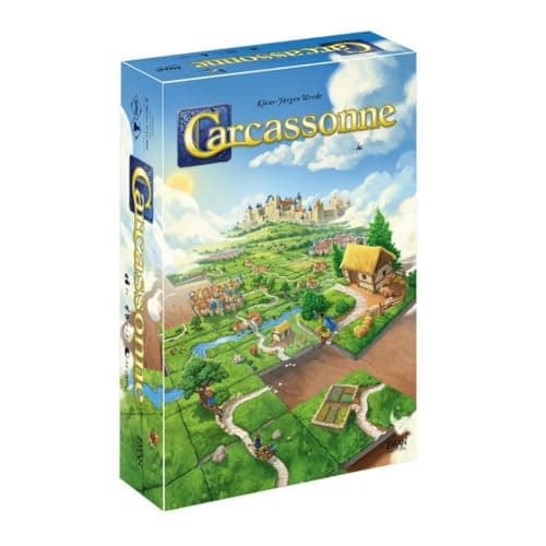 Asmodee - Carcassonne - UNbox Now - Jeu de Société Moderne pour Enfants dès 7 Ans - 2 à 5 Joueurs - A Jouer en Famille - 35 Min - Niveau Facile - Construis Le Plateau de Jeu à Mesure - en Français
