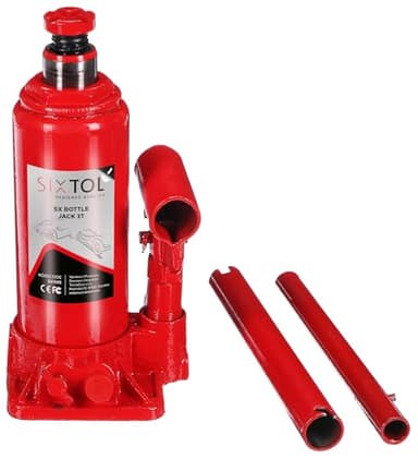 SIXTOL SX Bottle Jack 3T Cric hydraulique à Bouteille 3 tonnes Cric de Levage Compact