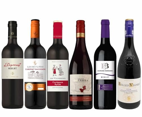 Assorti Dégustation - Assortiment de 6 vins rouges favoris du Sud de la France (6 x 0,75L)