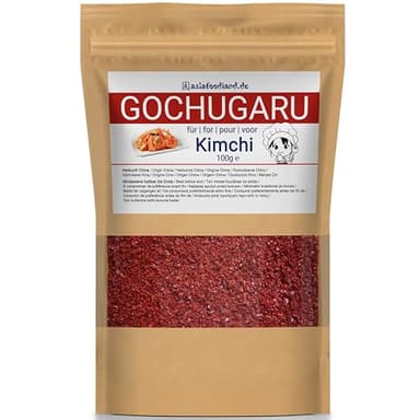 asiafoodland - Gochugaru - Poudre de piment pour kimchi - Red Pepper Powder, 1 paquet (1 x 100g)