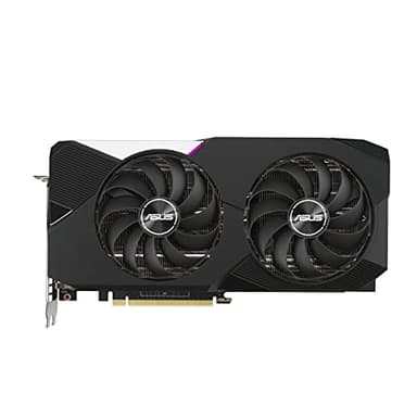 ASUS DUAL NVIDIA GeForce RTX 3070 V2 OC Edition – Carte Graphique gaming (PCIe 4.0, 8GB GDDR6, LHR, HDMI 2.1, DisplayPort 1.4a, ventilateurs axiaux, Dual BIOS, Plaque arrière renforcée)