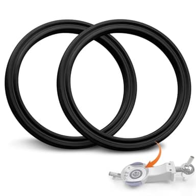 O-Ring Joint d'étanchéité pour Philips Perfect Draft HD3610 HD3620 HD3720 Lot de 2 joints alimentaires Remplacement du joint entre le fût de bière et l'unité de dosage Facile à installer, durable et