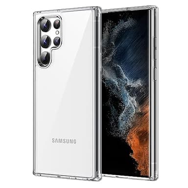 JETech Coque pour Samsung Galaxy S22 Ultra 5G 6,8 Pouces, Anti-Jaunissement Étui de Protection Antichoc, Anti-Rayures Dos PC Dur (Transparente)