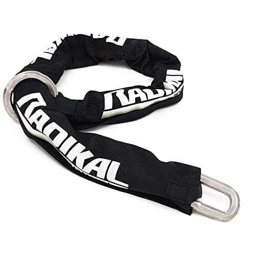 Radikal RK11120L Chaîne de Sécurité Chaîne Antivol Robuste Moto Acier Cimenté Ø 11 Hexagonal, boucle 120 cm