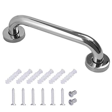 Barre d'appui en Acier Inox Poignée de Baignoire de Salle de Bain pour WC Toilette pour Personnes Âgées/Handicapées/Enfants/Enceinte 25 cm