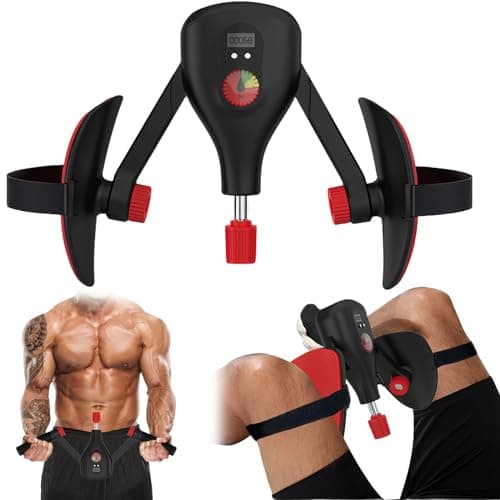 Appareil Musculation Fessier, Entraîneur de Cuisse, Entraîneur de Muscles du Plancher Pelvien, Aappareil pour Muscler Le Périnée Femme Réglable Angle et Force Peut Compter avec Bretelles Élastiques