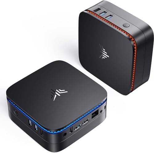 ACEMAGICIAN Mini PC, Celeron N5105 jusqu'à 2,9 GHz,16 Go DDR4 512 Go M.2 SSD Micro Ordinateur de Bureau, 4K UHD, WLAN, Bluetooth 4.2, Gigabit Ethernet, HDMI X 2 Mini Ordinateur