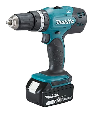 Perceuse à percussion 18V LXT (2x3.0 Ah) en coffret - MAKITA DHP453RFE