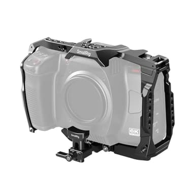 SMALLRIG Cage pour Blackmagic Design Cinema 6K, Cage Complète/Demi avec Support de Convertisseur de Monture d'Objectif Inclus, Anti-Déflexion, Anti-Rayures, Conception à Accès Complet - 4785