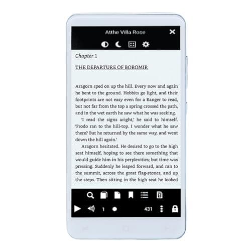 Liseuse 8G sans Encre avec écran HD 5 Pouces, Appareil Photo 5 Mpx, Compatible 5.1, Wi-FI, PDF, EPUB – Boîtier en Alliage D'aluminium