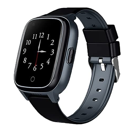 SaveFamily Senior Montre de localisation GPS pour personnes âgées, appels, avertissement de chute, bouton SOS, rappel des médicaments, rythme cardiaque Marque espagnole et application propre