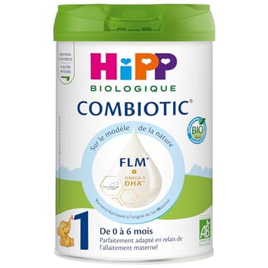 HiPP - Combiotic FLM - Lait 1 Pour Nourrissons - Boîte - 800g