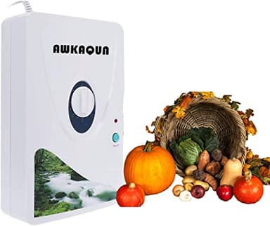 Ozonateur Air Purifier - Ozone Generator 600 mg/h Générateur d'ozone O3 Minuterie Purificateur D'air Purifier pour stérilisateur d'eau Fruits Stérilisation désinfecteur de légumes (1)