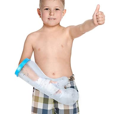 Yosoo Health Gear Protection Étanche pour Plâtre, Enfant Protège-Plâtre, Protecteur de Plâtre Enfant Bras, Enfant Protège-Bras Imperméable pour Gardant Plâtre et de Bandage au Sec en Douche