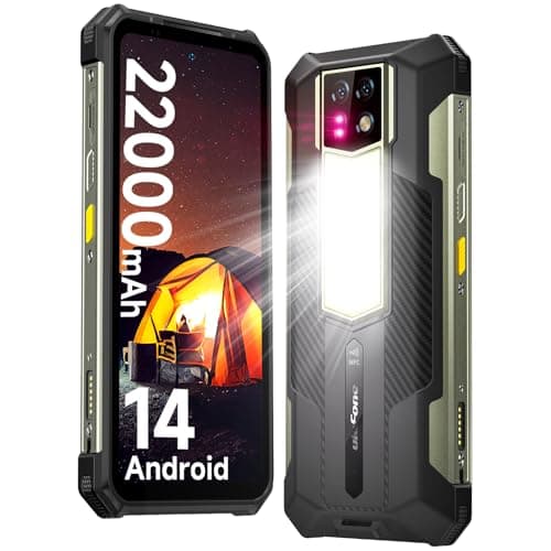 Ulefone Armor 24 Telephone Portable Incassable Android 14, 22000mAh/66W, 24Go+256Go/2To Extensible, Lumière de Camping, 64MP Nocturne Vision, 6.78" FHD+, Smartphone Étanche 4G Dual SIM/NFC/GPS/IP68