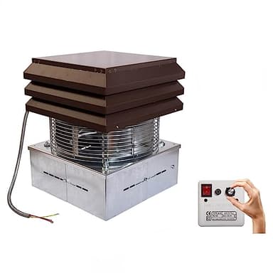 Aspirateur Extracteur Ventilateur D'aspiration Électrique De Fumée Pour Cheminèe Modèle Base Gemi Elettronica