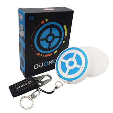 Mcbazel MEGACOM DuoMon, 2022 Dual Catchmon Nouvelles Fonctions avec Capture/Collecte Automatique, Invite Vocale/Vibration, Voyant de Notification LED - Blanc