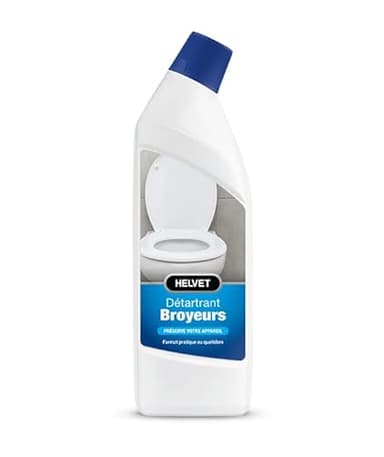 Détartrant WC & Broyeurs 1 Litres – Nettoyer et Eliminer le Calcaire de vos Toilettes – Format Pratique « Bec de Canard »