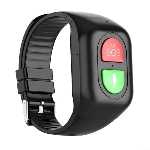 EpheyFIF Montre intelligente de détection de chute, avec détection de chute et alerte SOS, GPS + BD + WIFI multi-suivi, clôture électronique, appel bidirectionnel, rappel de vibration/alarme, pour la