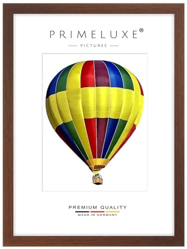 PrimeLuxe Cadre photo en bois 50 x 150 cm (Dimension de l'image) en Wengé Marron | Couleur et taille sélectionnables | pour affiches | Puzzle | collage de photos