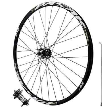 LPYDWZ Roues Arrière de VTT 26" 27,5 Pouces, Frein À Disque en Alliage D'aluminium QR 9mm Jante de Vélo 32H for 7 8 9 10 11 12 Vitesses(Front Wheel,27.5 inch)