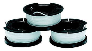 BLACK+DECKER Lot de bobines reflex 3 bobines de 10 mètres de fil, Blanc, 1,5 mm
