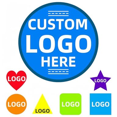 Autocollants en vinyle personnalisés avec votre logo, photo ou texte, imperméables et lavables au lave-vaisselle, plusieurs tailles et formes, imprimés pour les entreprises, les bouteilles, les