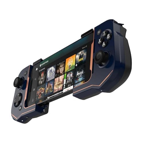 Turtle Beach Manette de Jeu pour Mobile Atom Via Bluetooth pour Le Cloud Gaming sur iPhones – Bleu Cobalt